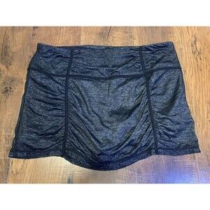 Athleta Hatha Yoga Skirt Skort Charcoal Women’s Size XL